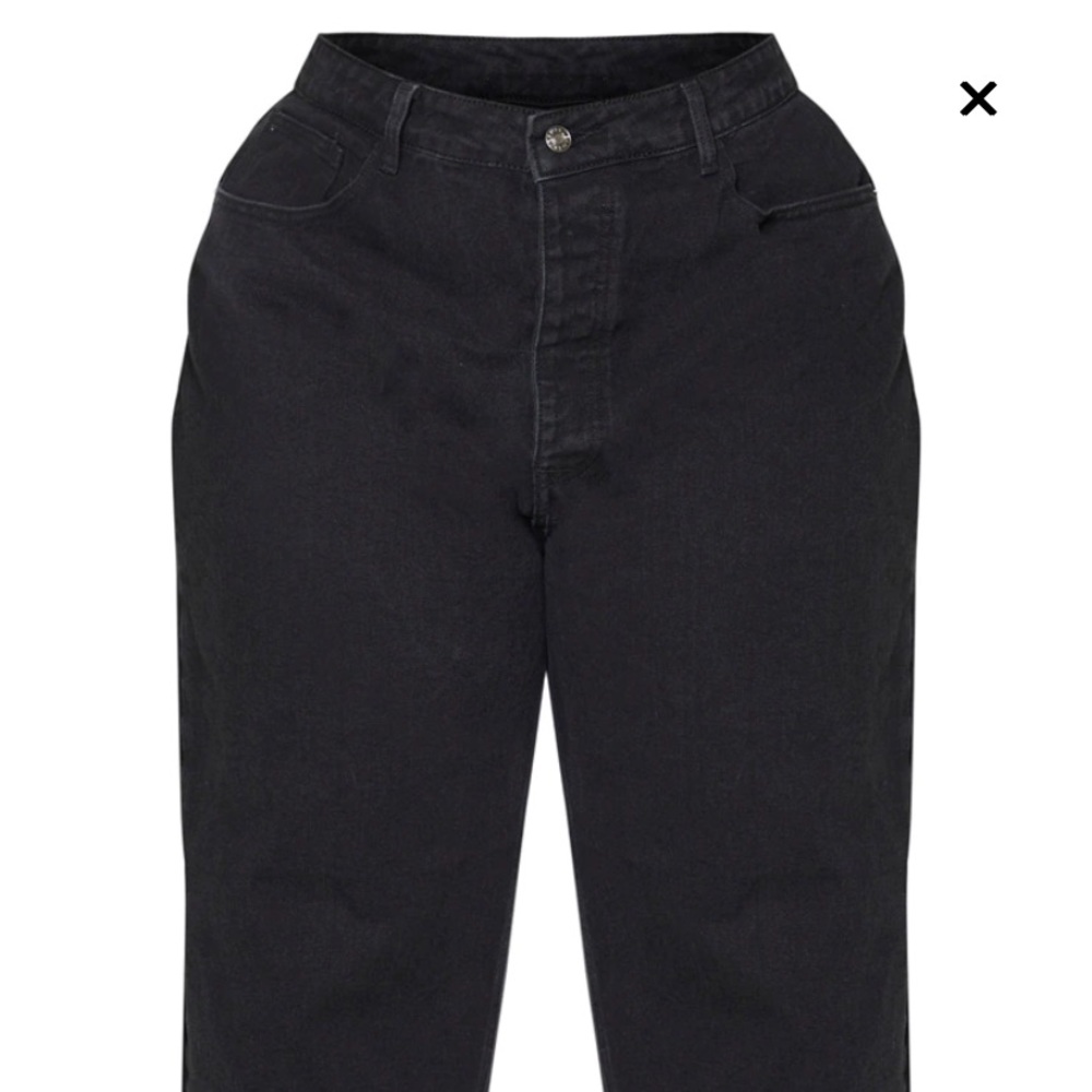 Black High Waist Mom Jeans